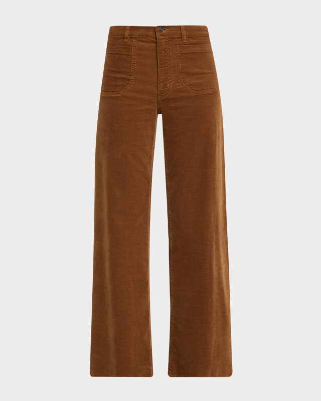 Le Slim Palazzo Modernist Pocket Corduroy Jeans